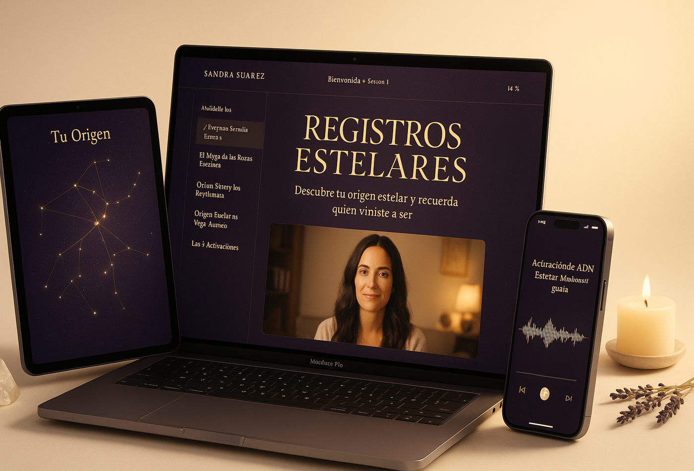 Registros Estelares · Sandra Suárez — curso online completo